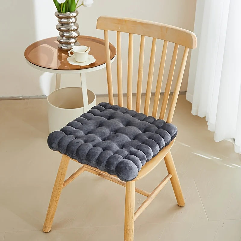 Large Biscuit Shape Plush Cushion,Soft Creative Pillow Chair Seat Pad, Decorative Cookie Japanese Tatami Back Cushion