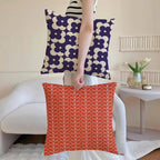 Simple Casual Fashion O-Orla Kiely Cushion Cover Washable Linen Pillowcase Soft  for Sofa Bed Cozy Home Room Decor