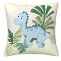 1PC 2D Flat Cute Dinosaur Throw Pillow Covers Kids Boho Jungle Decorative Cushion Cases for Bedroom Playroom No Pillow Core
