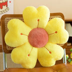 Flower-Shaped Plush Throw Pillow - Comfortable and Cute Mattress and Sofa Decor Cushion, Chair Cushion  Floor Cushion