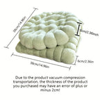 Large Biscuit Shape Plush Cushion,Soft Creative Pillow Chair Seat Pad, Decorative Cookie Japanese Tatami Back Cushion