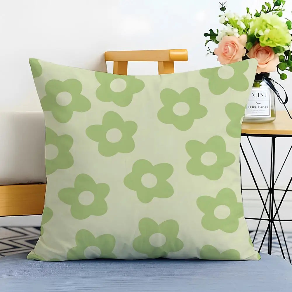 Simple Casual Fashion O-Orla Kiely Cushion Cover Washable Linen Pillowcase Soft  for Sofa Bed Cozy Home Room Decor