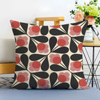 Simple Casual Fashion O-Orla Kiely Cushion Cover Washable Linen Pillowcase Soft  for Sofa Bed Cozy Home Room Decor