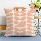 Simple Casual Fashion O-Orla Kiely Cushion Cover Washable Linen Pillowcase Soft  for Sofa Bed Cozy Home Room Decor