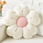 Flower-Shaped Plush Throw Pillow - Comfortable and Cute Mattress and Sofa Decor Cushion, Chair Cushion  Floor Cushion