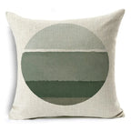 Green Pattern Decorative Cushion Cover Floral Pillow Cover for Car Sofa Decorative Pillow Cover Home Pillow