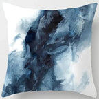 Blue tone style printed square pillowcase car sofa cushion cover decorative home decoration bohemian throw pillow covers40x40cm