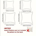 Simple Casual Fashion O-Orla Kiely Cushion Cover Washable Linen Pillowcase Soft  for Sofa Bed Cozy Home Room Decor