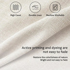Simple Casual Fashion O-Orla Kiely Cushion Cover Washable Linen Pillowcase Soft  for Sofa Bed Cozy Home Room Decor